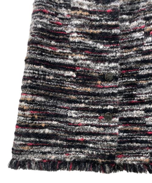 CHANEL（シャネル）CHANEL (シャネル) ツイードスカート ブラック サイズ:34の古着・服飾アイテム