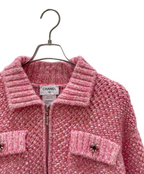 CHANEL（シャネル）CHANEL (シャネル) ツイードジャケット ピンク サイズ:34の古着・服飾アイテム