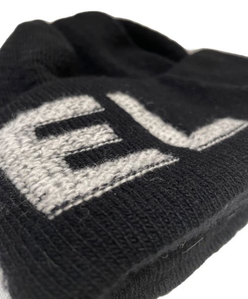 CHANEL（シャネル）CHANEL (シャネル) ロゴニット帽 ブラック サイズ:‐ 未使用品の古着・服飾アイテム