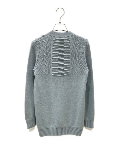 CHANEL（シャネル）CHANEL (シャネル) カシミヤニットカーディガン ライトグレー サイズ:34の古着・服飾アイテム