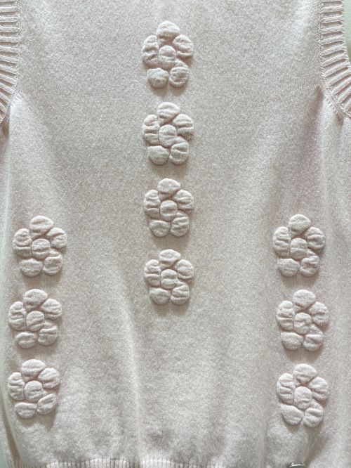 CHANEL（シャネル）CHANEL (シャネル) カシミヤニットベスト ピンク サイズ:34の古着・服飾アイテム