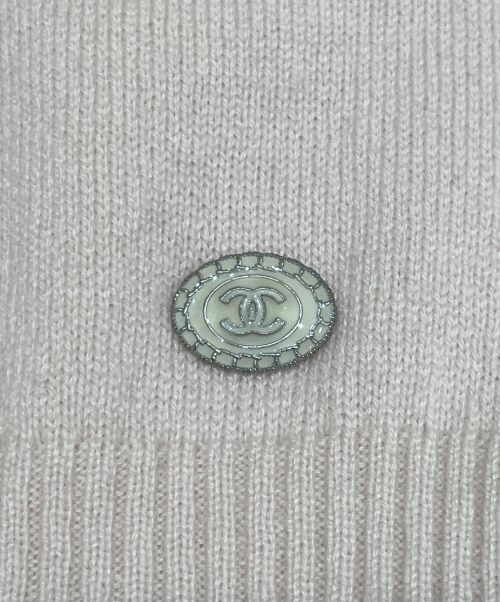 CHANEL（シャネル）CHANEL (シャネル) カシミヤニットベスト ピンク サイズ:34の古着・服飾アイテム