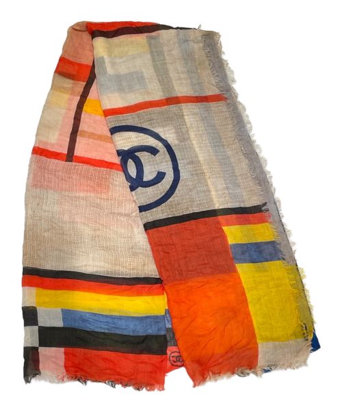 CHANEL（シャネル）CHANEL (シャネル) 大判 カシミヤストール マルチカラーの古着・服飾アイテム