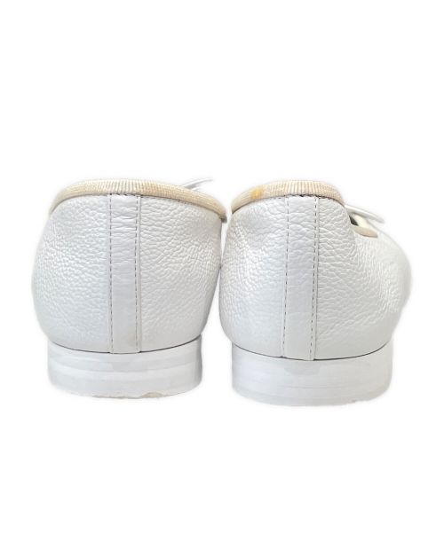 CHANEL（シャネル）CHANEL (シャネル) バレリーナパンプス ホワイト サイズ:351/2の古着・服飾アイテム