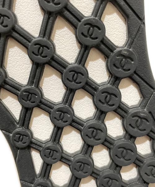 CHANEL（シャネル）CHANEL (シャネル) Knit Logo Sneakers ブラック サイズ:35の古着・服飾アイテム