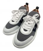 HERMESエルメス）の古着「Gris Crew 43 Sneaker Shoes」｜ブラック×ホワイト