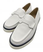 HERMESエルメス）の古着「ギヨーム モカシンスリッポン」｜ホワイト