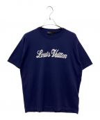 LOUIS VUITTONルイ ヴィトン）の古着「グラフィックロゴニットTシャツ」｜ネイビー