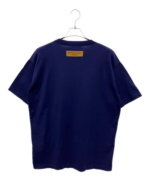 LOUIS VUITTON（ルイ ヴィトン）LOUIS VUITTON (ルイ ヴィトン) グラフィックロゴニットTシャツ ネイビー サイズ:L 未使用品の古着・服飾アイテム