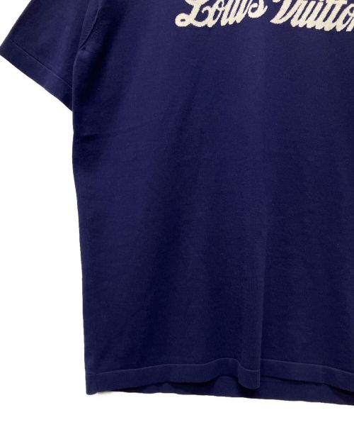 LOUIS VUITTON（ルイ ヴィトン）LOUIS VUITTON (ルイ ヴィトン) グラフィックロゴニットTシャツ ネイビー サイズ:L 未使用品の古着・服飾アイテム