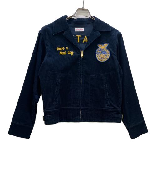 Summer neat（サマーニート）summer neat (サマーニート) コーデュロイジャケット ネイビー サイズ:Sの古着・服飾アイテム