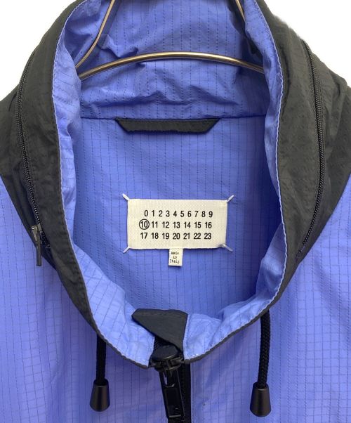 Maison Margiela（メゾンマルジェラ）Maison Margiela (メゾンマルジェラ) リップストップフーデッドブルゾン ブラック サイズ:46の古着・服飾アイテム