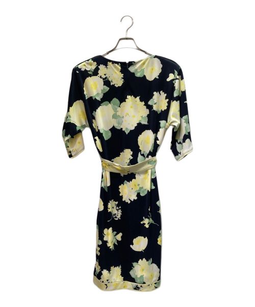 LAONARD（レオナード）LAONARD (レオナール) 花柄 ワンピース ブラック サイズ:36の古着・服飾アイテム