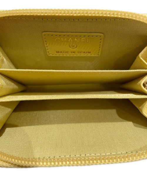 CHANEL（シャネル）CHANEL (シャネル) コインケース イエローの古着・服飾アイテム