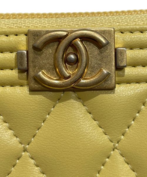 CHANEL（シャネル）CHANEL (シャネル) コインケース イエローの古着・服飾アイテム