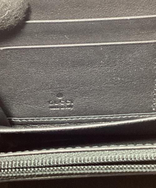 GUCCI（グッチ）GUCCI (グッチ) ラウンドファスナー マイクロシマ（Round Zipper Micro issima） ブラック サイズ:-の古着・服飾アイテム