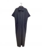 HOMME PLISSE ISSEY MIYAKEオム プリッセ イッセイ ミヤケ）の古着「プリーツジャンプスーツ」｜ブラック