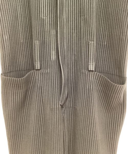 HOMME PLISSE ISSEY MIYAKE（オム プリッセ イッセイ ミヤケ）HOMME PLISSE ISSEY MIYAKE (オムプリッセ イッセイ ミヤケ) プリーツジャンプスーツ ブラック サイズ:1の古着・服飾アイテム