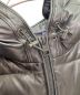 中古・古着 MONCLER (モンクレール) GEBROULAZ/ラムレザー ダウンジャケット ブラック サイズ:3：270000円