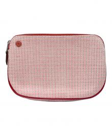 HERMES（エルメス）の古着「 《エシャペ》キャンバスポーチ」｜ヴァーミリオン