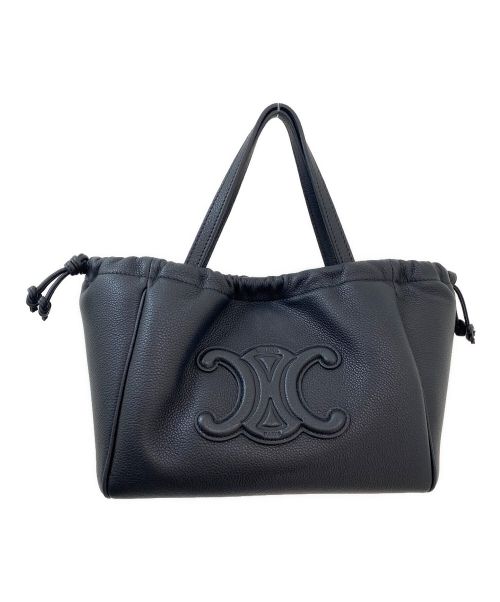 CELINE（セリーヌ）CELINE (セリーヌ) スモールカバ ドローストリング ブラックの古着・服飾アイテム