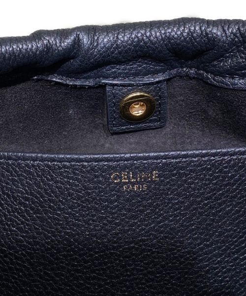 CELINE（セリーヌ）CELINE (セリーヌ) スモールカバ ドローストリング ブラックの古着・服飾アイテム