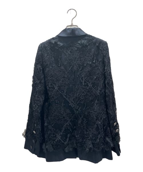CHANEL（シャネル）CHANEL (シャネル) レーステーラードジャケット ブラック サイズ:36の古着・服飾アイテム