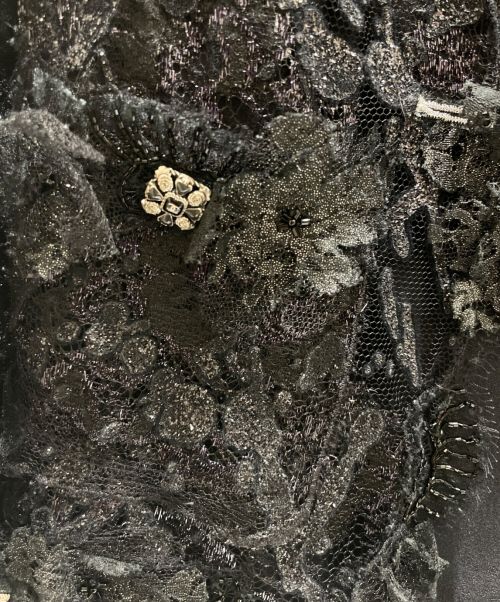 CHANEL（シャネル）CHANEL (シャネル) レーステーラードジャケット ブラック サイズ:36の古着・服飾アイテム