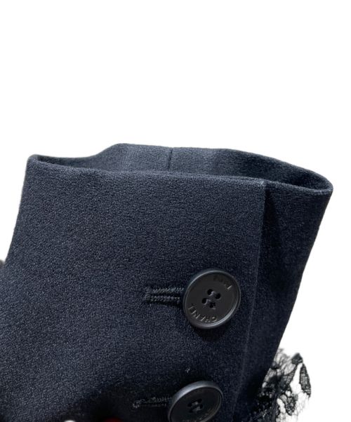 CHANEL（シャネル）CHANEL (シャネル) レーステーラードジャケット ブラック サイズ:36の古着・服飾アイテム