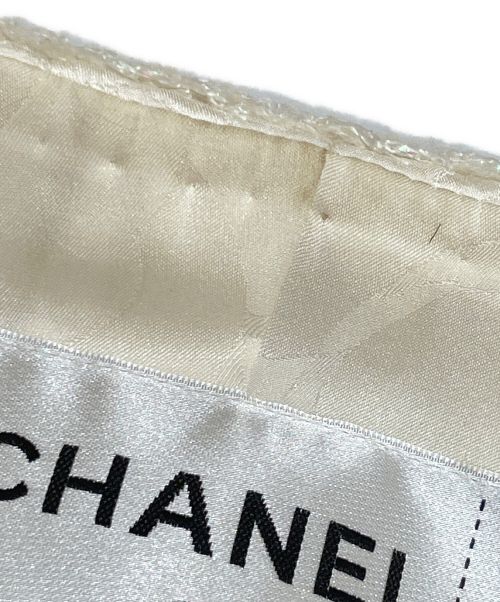 CHANEL（シャネル）CHANEL (シャネル) ツイードジャケット ホワイト サイズ:36の古着・服飾アイテム