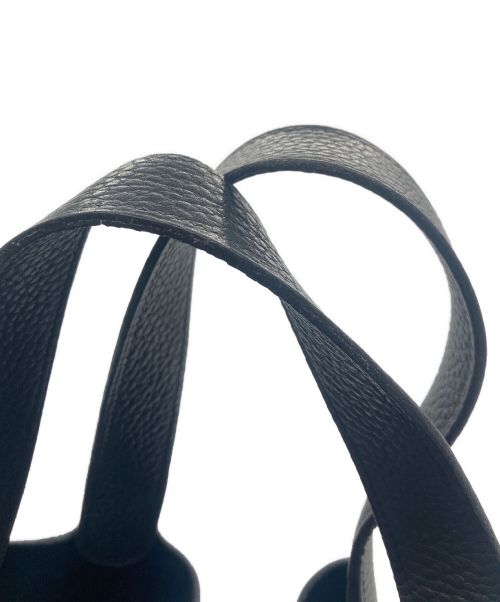 HERMES（エルメス）HERMES (エルメス) ピコタン MM/シルバー金具/トリヨンクレマンス/ブラック/□H刻印 ブラック サイズ:MMの古着・服飾アイテム