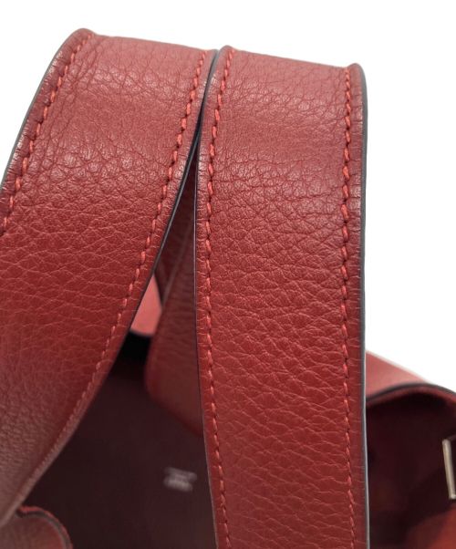 HERMES（エルメス）HERMES (エルメス) ピコタンMM ボルドー サイズ:MMの古着・服飾アイテム
