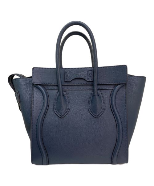 CELINE（セリーヌ）CELINE (セリーヌ) ラゲージ マイクロ ネイビー サイズ:マイクロの古着・服飾アイテム