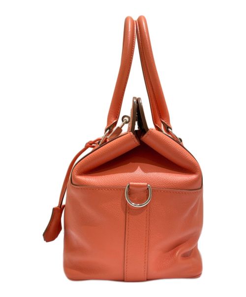 HERMES（エルメス）HERMES (エルメス) ツールボックス20 ピンク×シルバー金具 サイズ:20　　の古着・服飾アイテム
