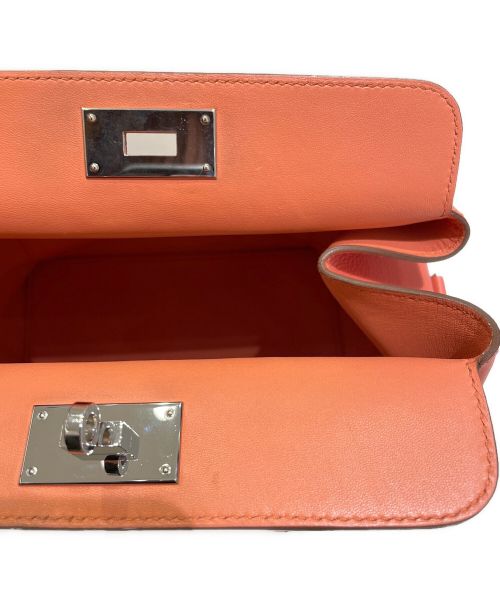 HERMES（エルメス）HERMES (エルメス) ツールボックス20 ピンク×シルバー金具 サイズ:20　　の古着・服飾アイテム