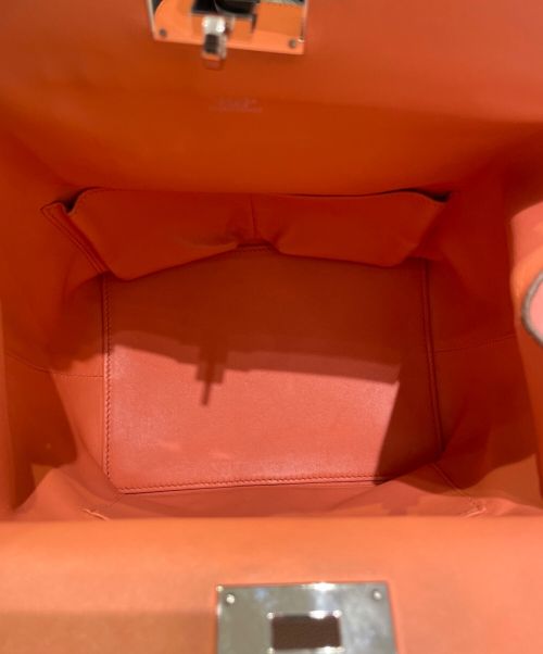 HERMES（エルメス）HERMES (エルメス) ツールボックス20 ピンク×シルバー金具 サイズ:20　　の古着・服飾アイテム