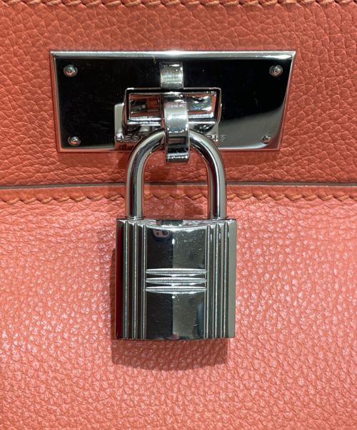 HERMES（エルメス）HERMES (エルメス) ツールボックス20 ピンク×シルバー金具 サイズ:20　　の古着・服飾アイテム