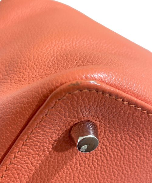 HERMES（エルメス）HERMES (エルメス) ツールボックス20 ピンク×シルバー金具 サイズ:20　　の古着・服飾アイテム