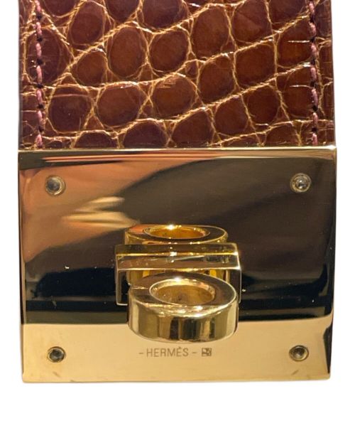 HERMES（エルメス）HERMES (エルメス) ケリードッグバングル ブラウンの古着・服飾アイテム