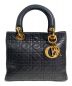 Christian Dior（クリスチャン ディオール）の古着「LADY DIOR(レディディオール)/ハンドバッグ」｜ブラック