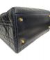 中古・古着 Christian Dior (クリスチャン ディオール) LADY DIOR(レディディオール)/ハンドバッグ ブラック サイズ:MEDIUM：200000円