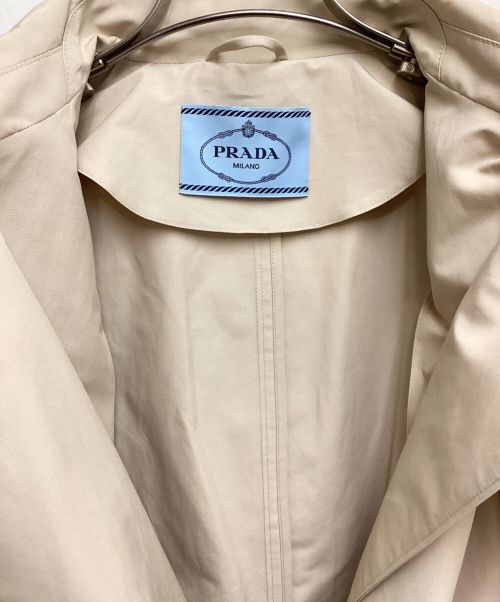 PRADA（プラダ）PRADA (プラダ) Trench coat（トレンチコート） ベージュ サイズ:40の古着・服飾アイテム