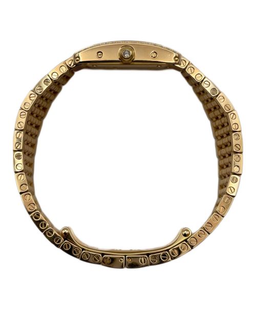 Cartier（カルティエ）Cartier (カルティエ) タンクアメリカン ベゼルダイヤ シルバー文字盤の古着・服飾アイテム