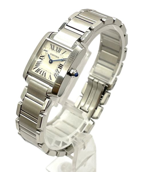 Cartier（カルティエ）Cartier (カルティエ) タンクフランセーズSM アイボリー文字盤 サイズ:SMの古着・服飾アイテム
