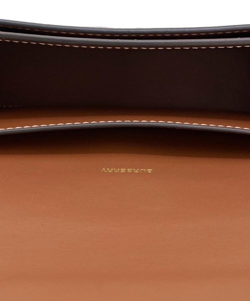 BURBERRY（バーバリー）BURBERRY (バーバリー) ショルダーバッグ グレー×ブラウンの古着・服飾アイテム