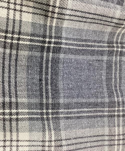 LAUREN RALPH LAUREN（ローレンラルフローレン）LAUREN RALPH LAUREN (ローレンラルフローレン) チェックシャツワンピース グレー サイズ:00の古着・服飾アイテム