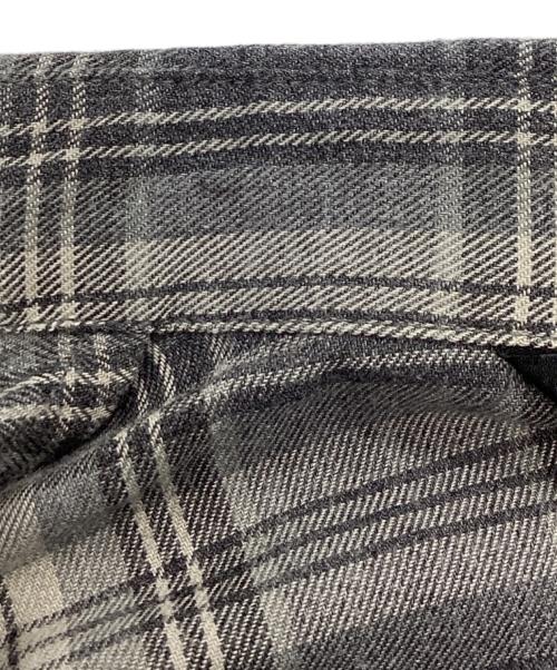 LAUREN RALPH LAUREN（ローレンラルフローレン）LAUREN RALPH LAUREN (ローレンラルフローレン) チェックシャツワンピース グレー サイズ:00の古着・服飾アイテム