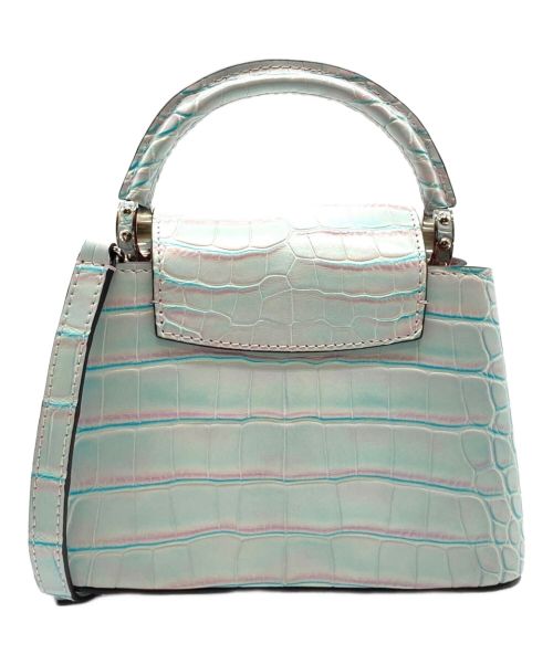 LOUIS VUITTON（ルイ ヴィトン）LOUIS VUITTON (ルイ ヴィトン) カプシーヌ MINI スカイブルー サイズ:20㎝の古着・服飾アイテム