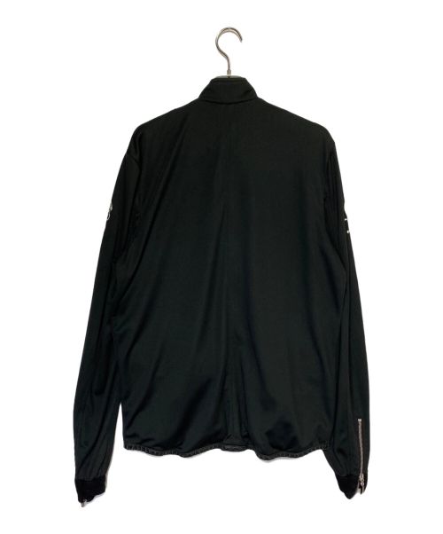 CHROME HEARTS（クロムハーツ）CHROME HEARTS (クロムハーツ) レザーパイピングトラックジャケット ブラック サイズ:XLの古着・服飾アイテム