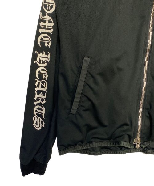 CHROME HEARTS（クロムハーツ）CHROME HEARTS (クロムハーツ) レザーパイピングトラックジャケット ブラック サイズ:XLの古着・服飾アイテム